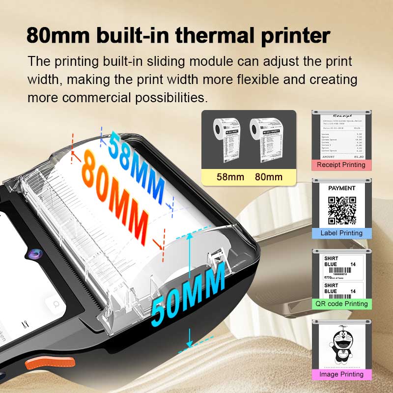 Goodcom Android 14 Handheld Pos Thermal 80mm Printer
