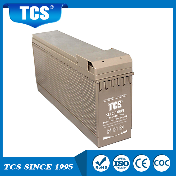 Voorste terminal opslagbatterij SL12-100FT TCS SONGLI-batterij
