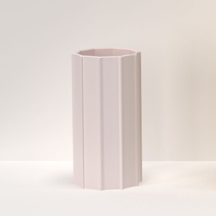 Matte roze porseleinen vaas voor home decor bloem