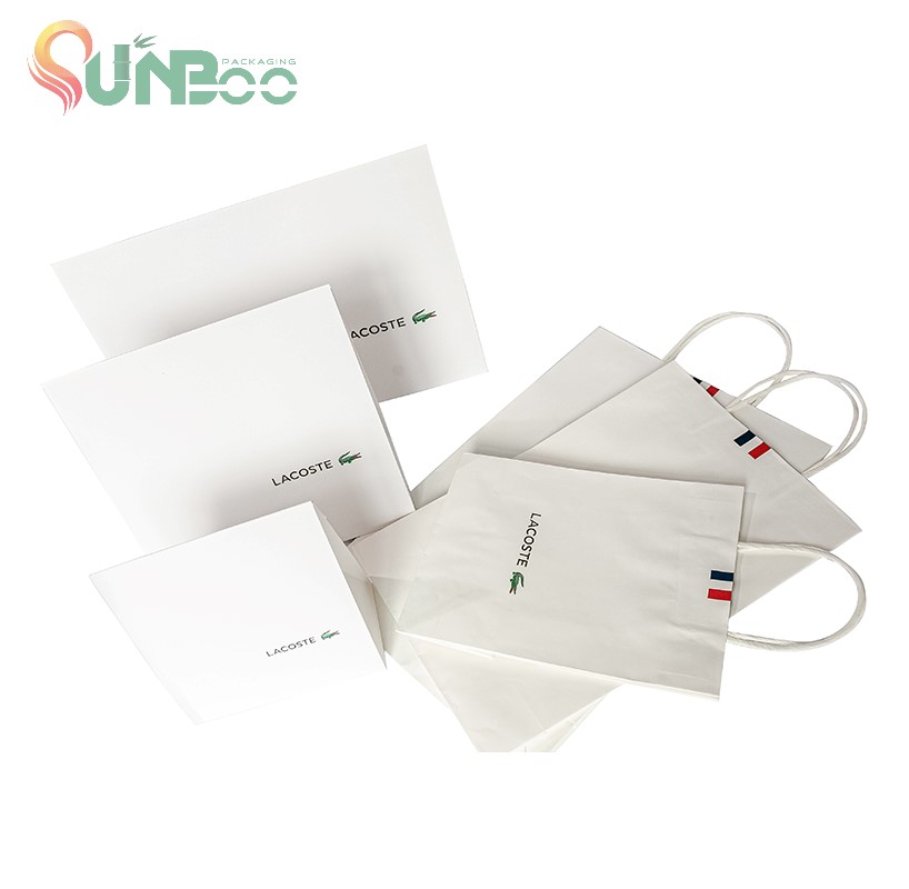 witte kraft volledige automatische zak met papier handvat-sp-bag116