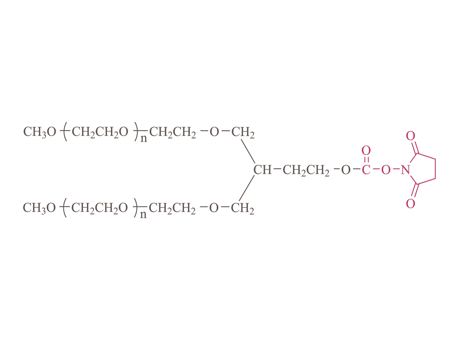 2-arm methoxypoly (ethyleenglycol) succinimidylcarbonaat (PT02) [2-arm PEG-SC (PT02)]