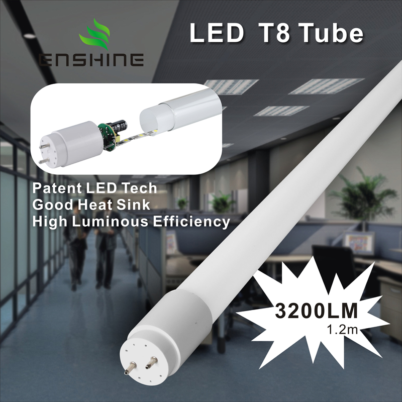 Hoge lichtgevende efficiëntie LED T8-buis 6-32W YX-T8