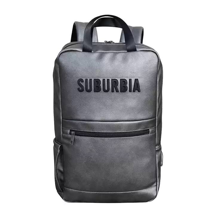 Heavy Duty Laptop Bag College Mannen Rugzak PU Leer Back Pack Bags