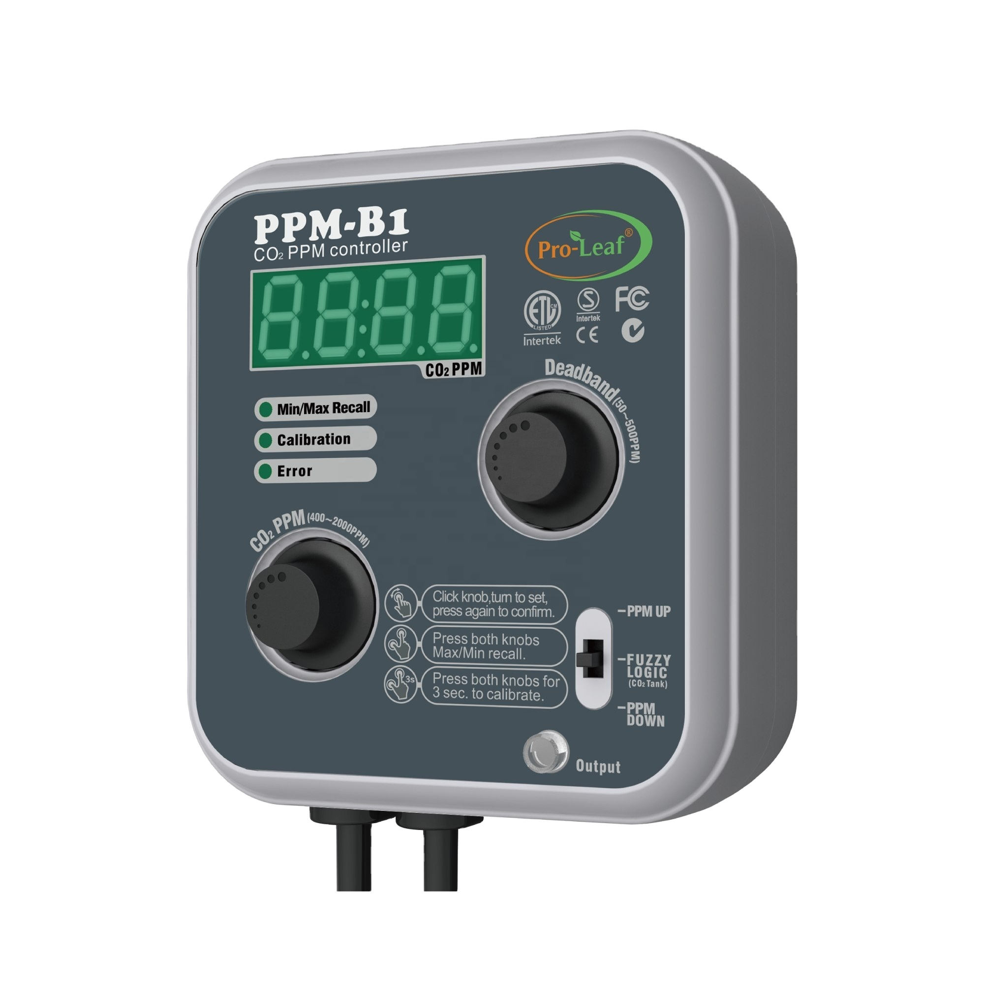 PPM-B1 Top Environmental CO2 PPM-controller