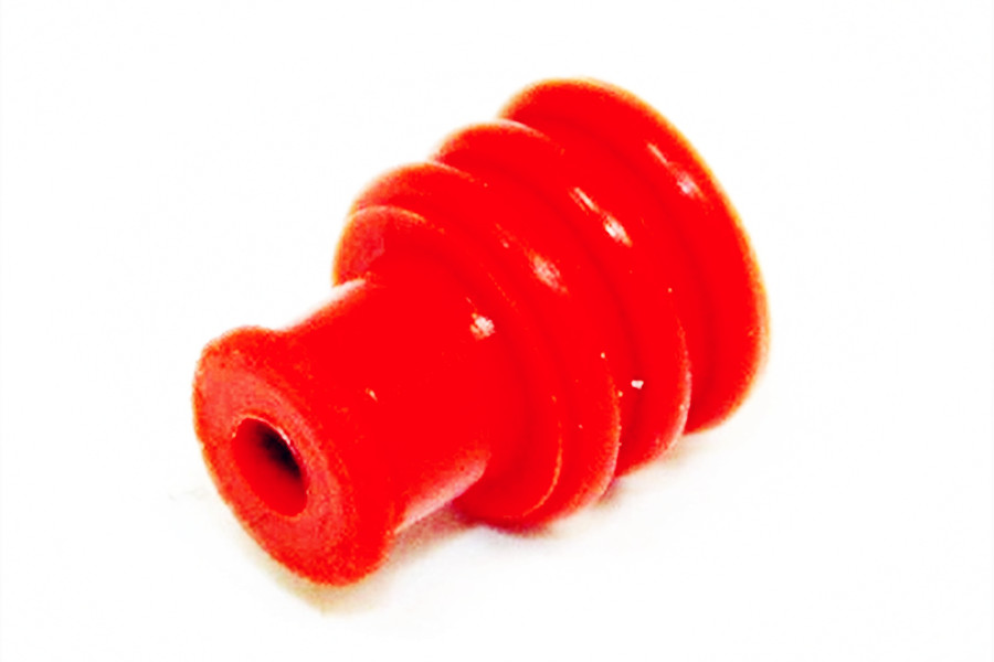 Rode siliconen rubberen afdichtingen voor het beschermen van de bedrading