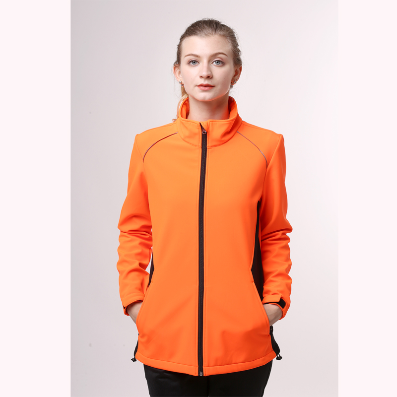 Dames Orange Hallo Vis Softshell Jacket WTS-F5288