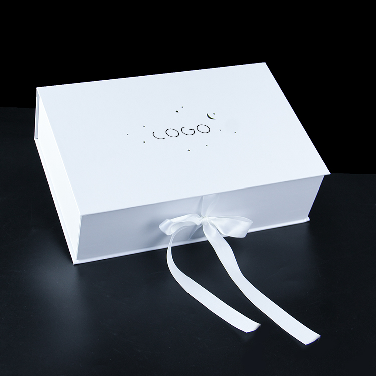 Goedkope Bulk White Bridle Paper Gift Packing Box met lint Groothandel
