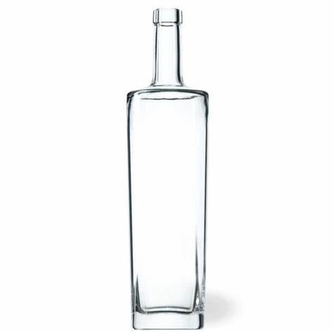 750 ml vierkante vorm glas drankflessen