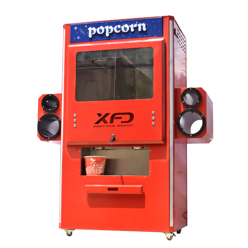 Deluxe Red Self-serve 6 'Touch Screen Popcorn Dispenser met Auger