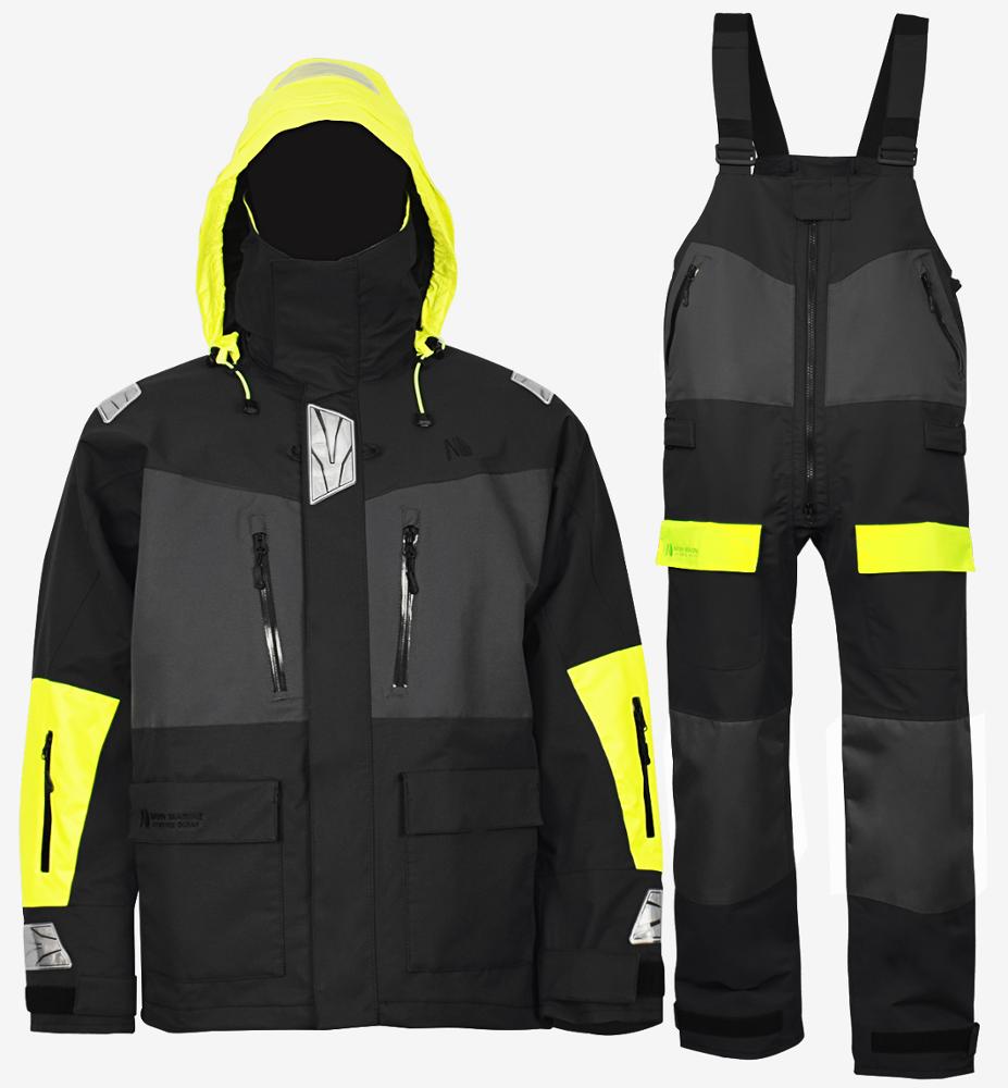 Navis Marine Offshore Sailing Jacket Bib Broek voor Mannen Vrouwen Vissen Regen Pak Sleep Weer Toestel Pro Ademend