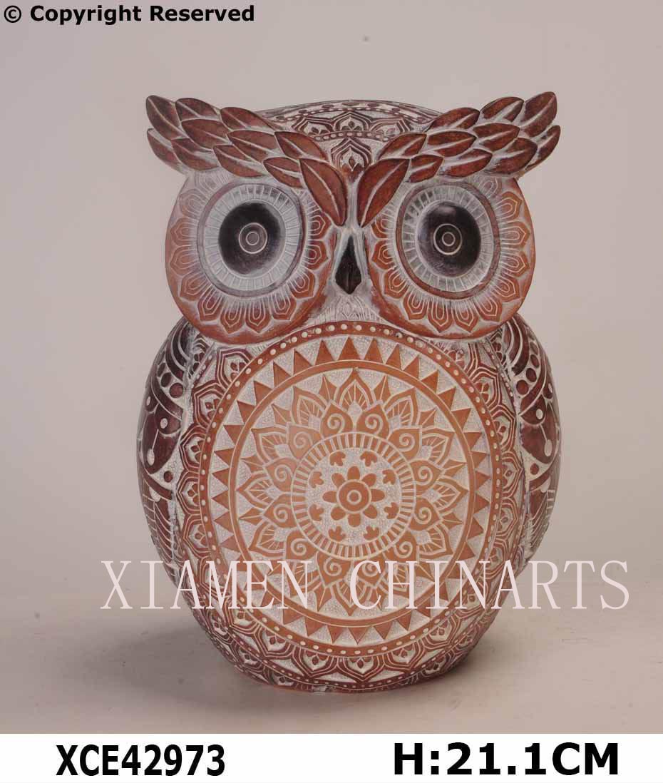 Home Deco-Resin Owl Xce42973