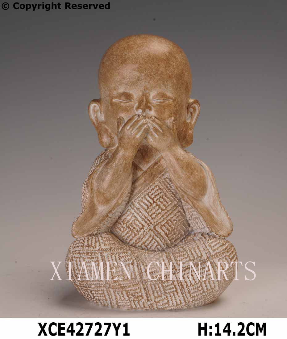 Home Deco-Resin Boeddha Kind Figurine Xce42727Y1