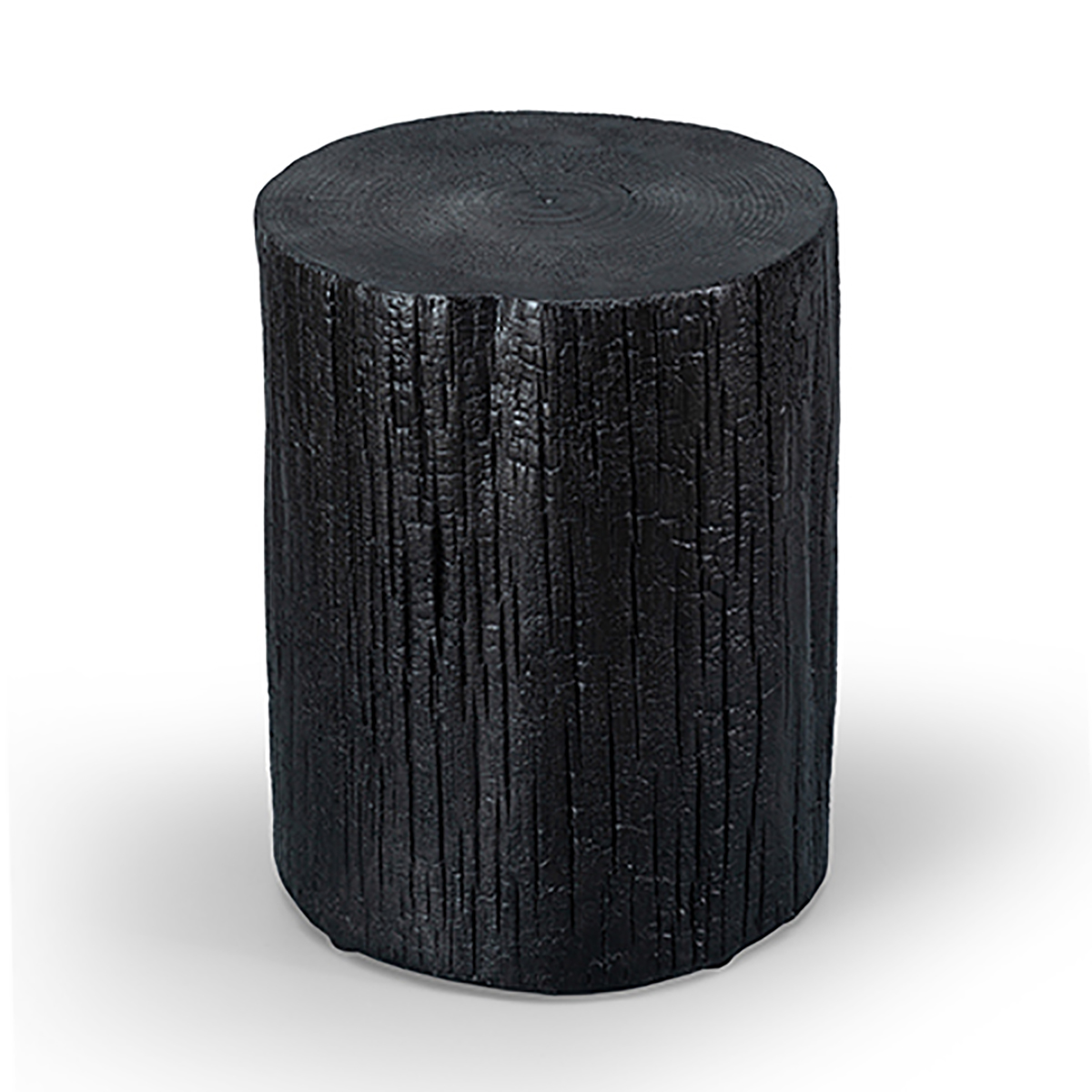 Faux carbide houten accent tafel in zwarte meubels
