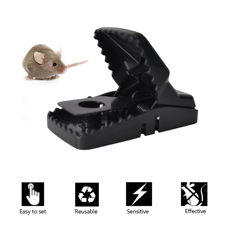 Herbruikbare Plastic Plaag Knaagdier Control Quick Set Snap Mouse Rat Killer Trap