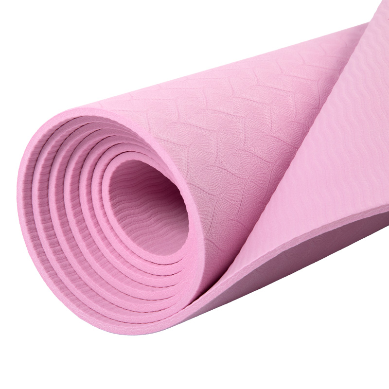 Beste verkoop print grote roze yoga fitness mat