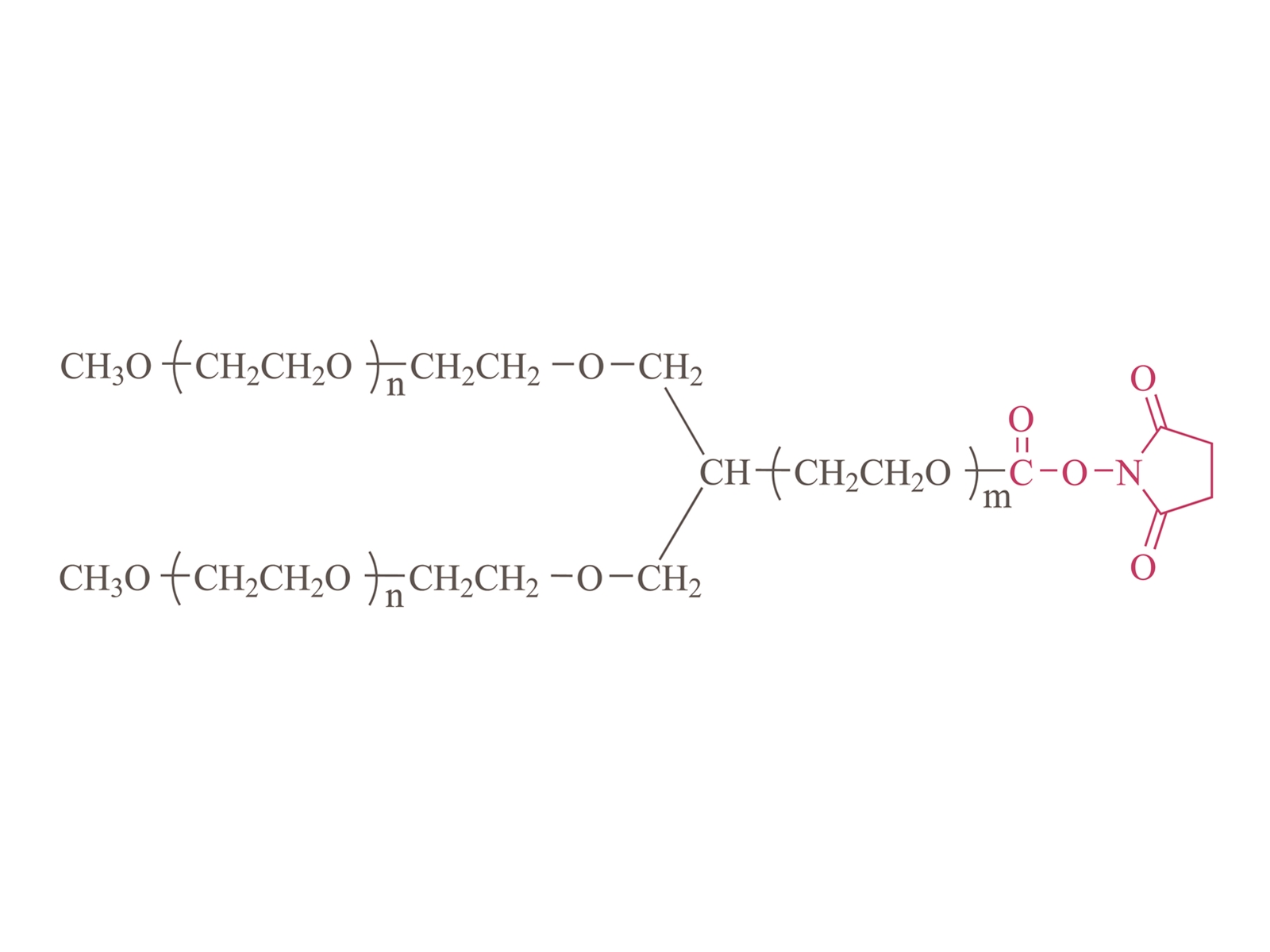 Y-vorm poly (ethyleenglycol) succinimidylcarbonaat (Y1pt02) [Y-vorm PEG-SC]