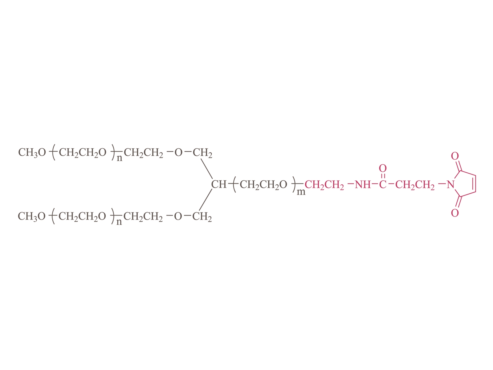 Y-Shape poly (ethyleenglycol) maleimide (Y1pt02) [Y-vorm PEG-MAL]