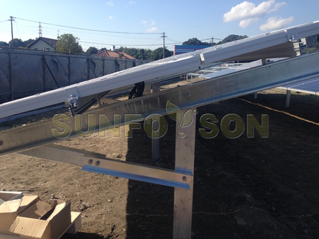 Sunrack Pile Solar Montagesysteem