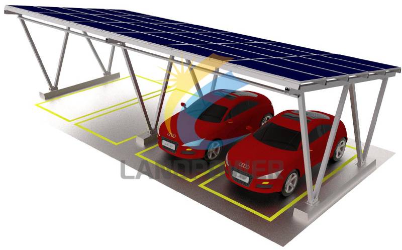 Aluminium zonnepaneel carport structuur