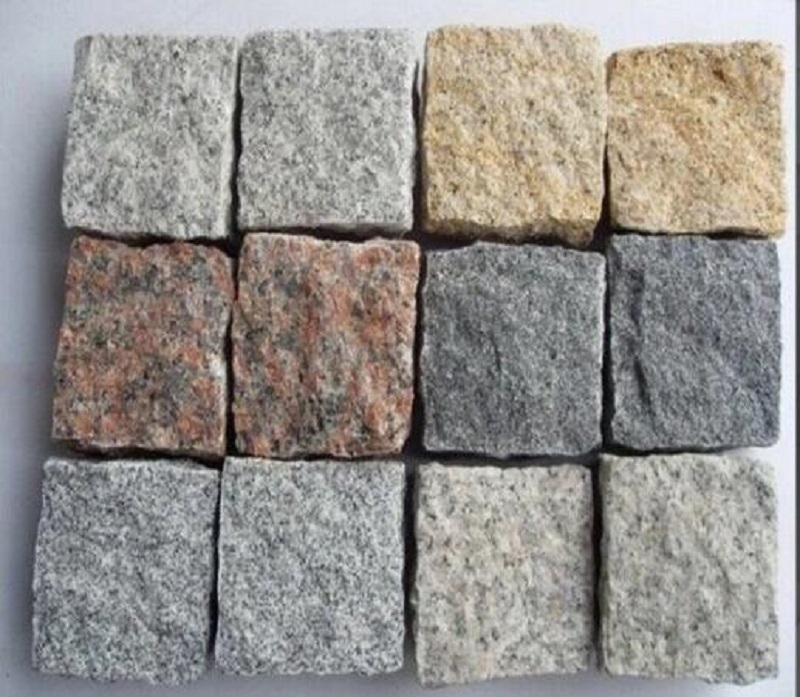 Topkwaliteit natuurlijke graniet gepolijste straatkubus steen voor landscaping steen