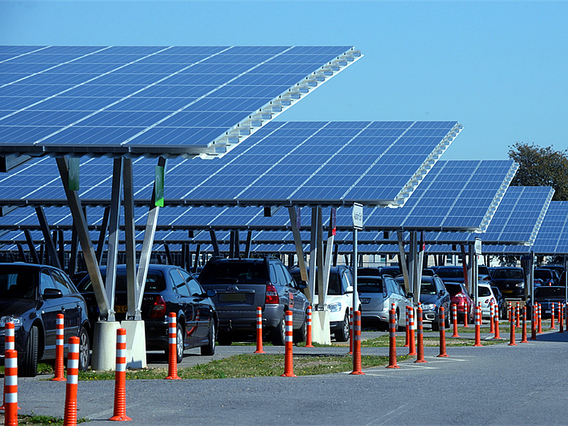 Hoogwaardige Solar Carport Montagesysteem Stalen Frame Solar Canopy