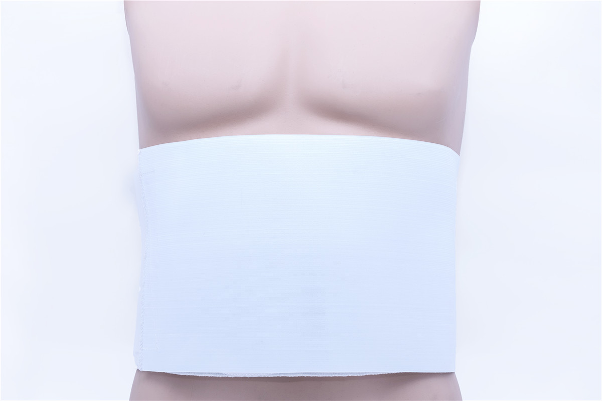 Post chirurgische vrouw of mannelijke rib riem bindmiddel en onderste rugsteunpapier voor behandeling