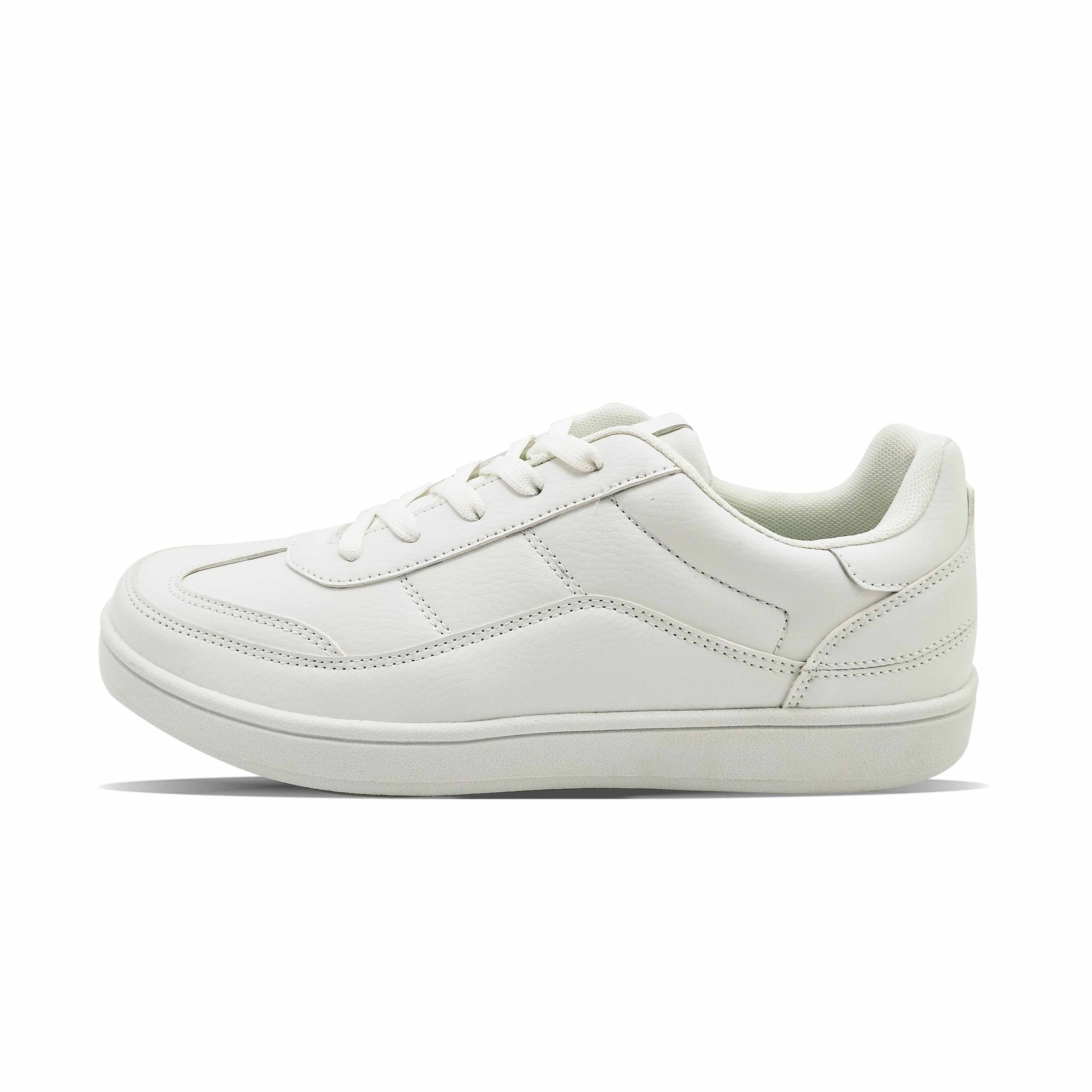 Fijn stiksels Comfortabel vouwen gemakkelijk pure witte casual heren veelzijdige schoenen