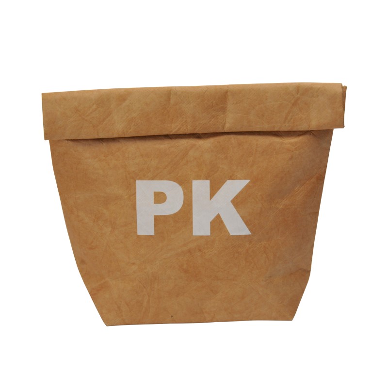 OEM promotionele klassieke bruine papieren lunch tas |Herbruikbare Tyvek-tas |Eco-vriendelijk, wasbaar, duurzaam, lekvrij |Voor mannen, vrouwen, kinderen op het werk, school, picknick