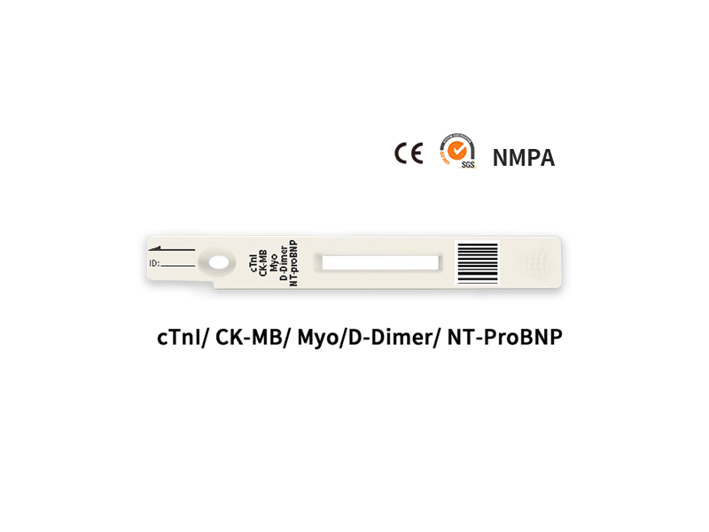 5 in 1 (CTNI / CK-MB / MYO / NT-ABRNP / D-dimeer) Snelle kwantitatieve test