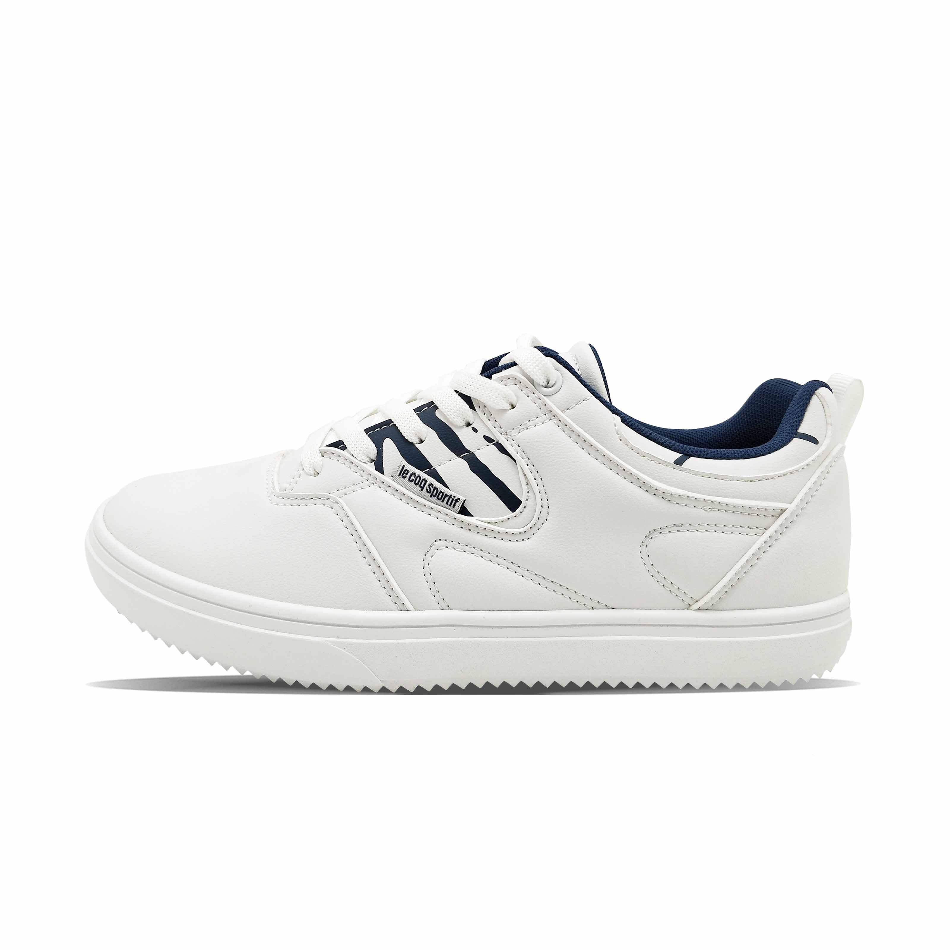 White Blue Lace-up Zebra Pattern Business Casual Herenschoenen