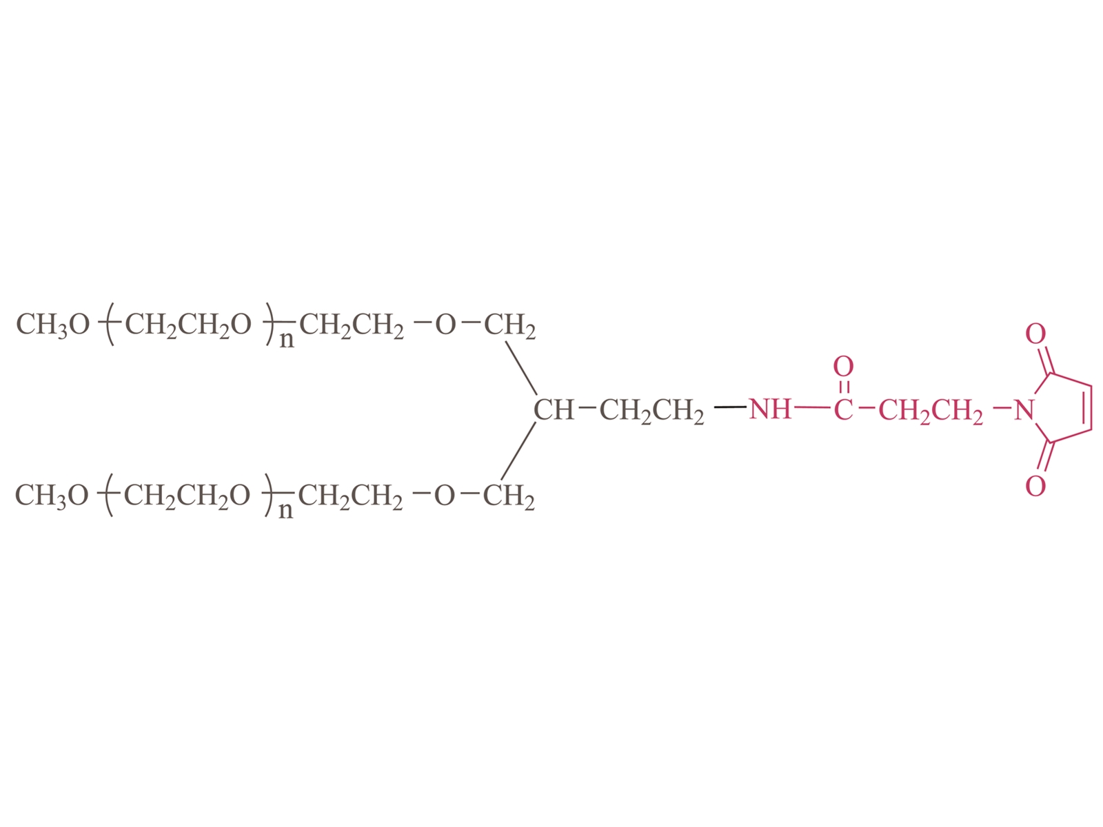 2-arm MethoxyPoly (ethyleenglycol) Maleimide (PT02) [2-arm PEG-MAL (PT02)]