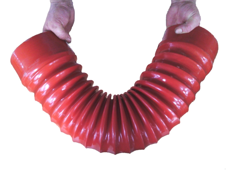 Siliconen rubberen staaldraad gegolfde slang