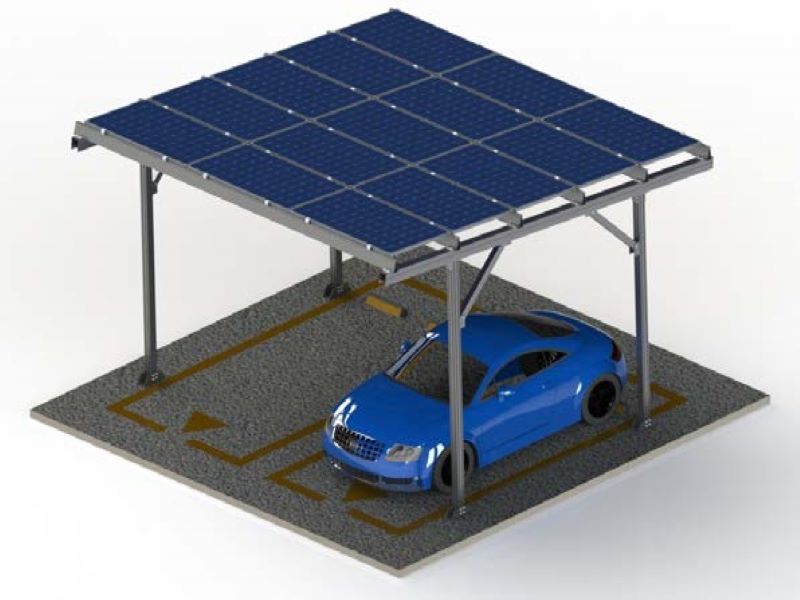 Solar Carport Montagesysteem