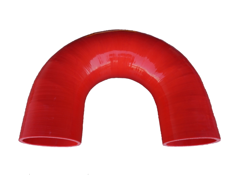 U-vormige siliconen slang rode buigpijp