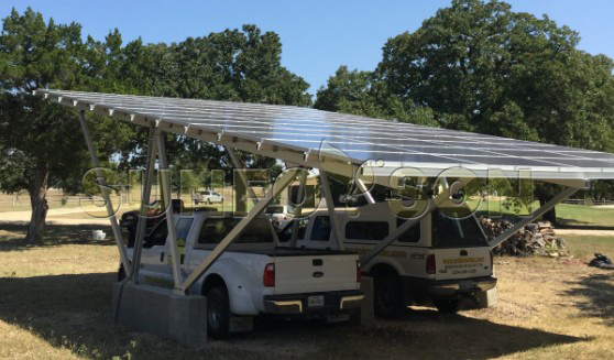 Solar Car Park Montagestructuur