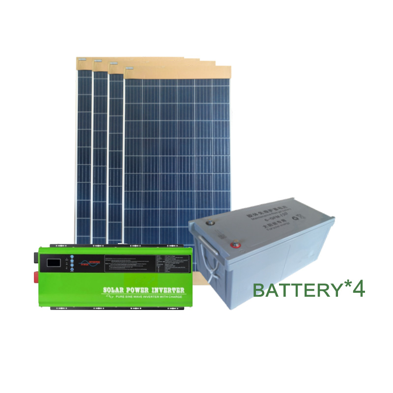 2000W 48V Huishoudelijke Off-Grid Solar Power Solution