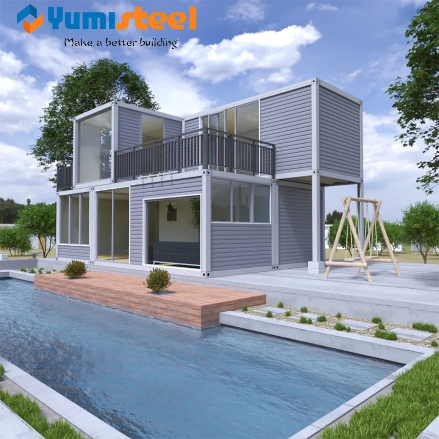 Fashion Design Flat Packed Container House voor House