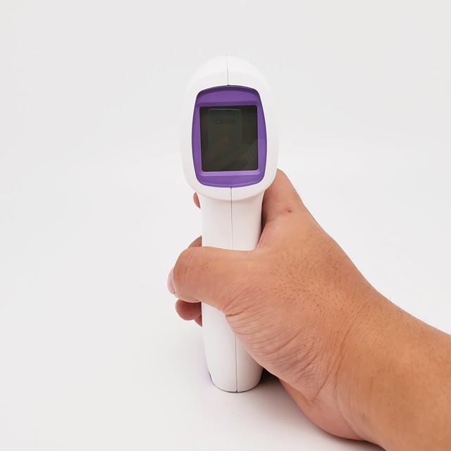 Muti-Fuction Nieuw draagbare handheld digitaal infrarood voorhoofd zonder contact met babythermometer