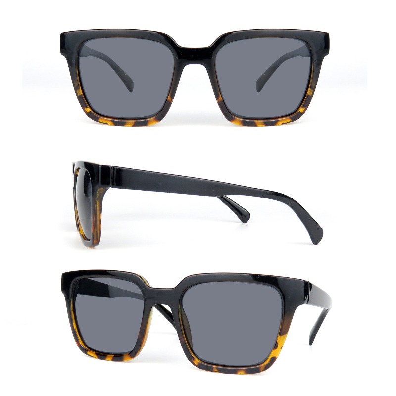 Halve prijs promotie zonnebril UV400 groothandel op maat logo mode zonnebril 2022 dames effen vierkante bril