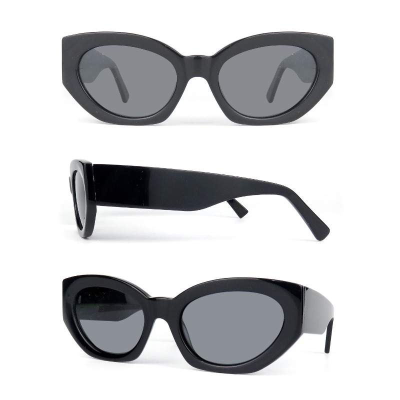 2022 Nieuwe op maat gemaakte zonnebril met logo-branding Wholesale Shades Damesmode Trending Heren Luxe zonnebril met acetaatframe