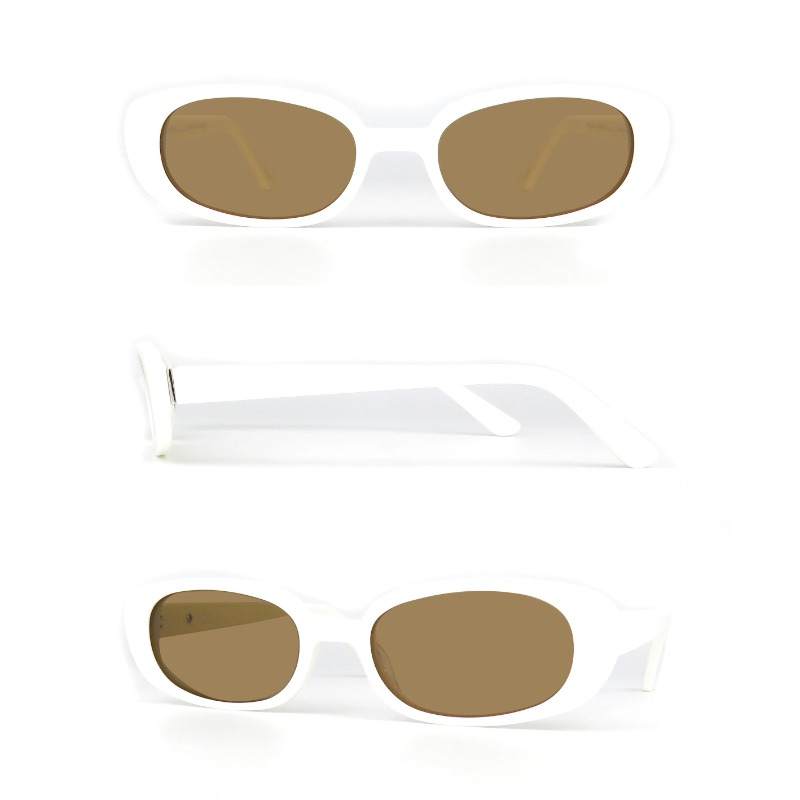 2022 Nieuwe Custom Logo Groothandel Mode Mannen Trend Zonnebril Dames Hoge Kwaliteit Ovale Acetaat Frame Zonnebril Vrouwen Zonnebril