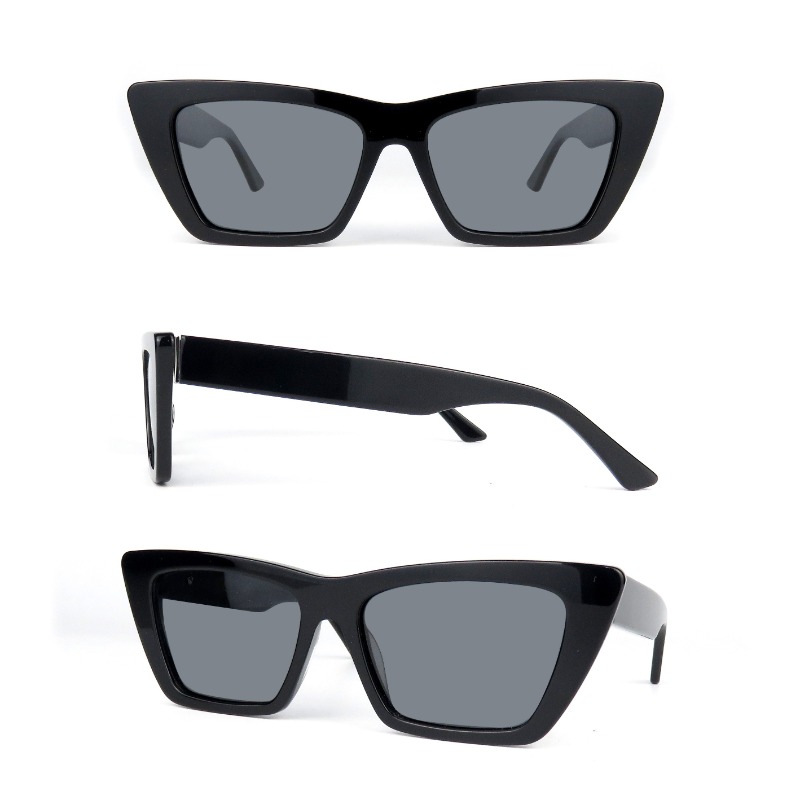 Nieuwste 2022 Private Label Modieuze Vintage Shades Mannen Oversized Vierkant Frame Aangepaste Acetaat Zonnebril Vrouwen Zonnebril