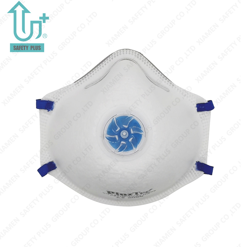Hoge kwaliteit hoofd met beschermend FFP1 nr. Filterbeoordeling Komvormig stofmasker met klep