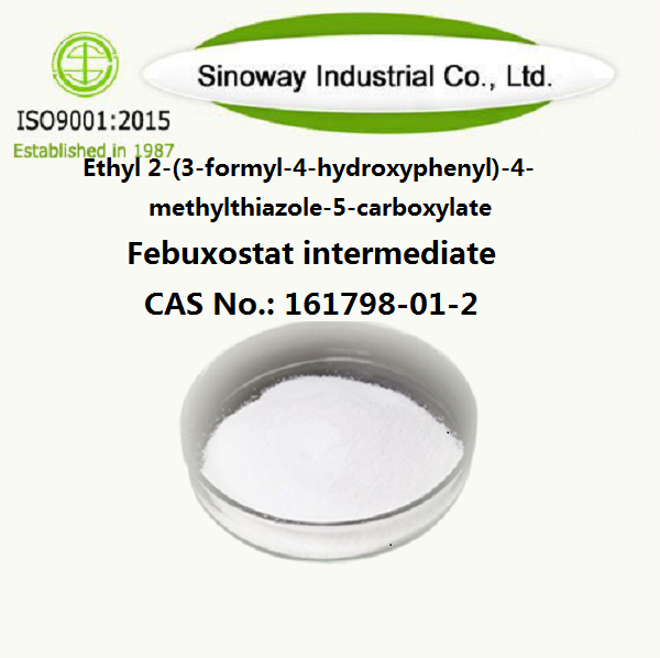 Ethyl-2-(3-formyl-4-hydroxyfenyl)-4-methylthiazool-5-carboxylaat/Febuxostat-tussenproduct 161798-01-2