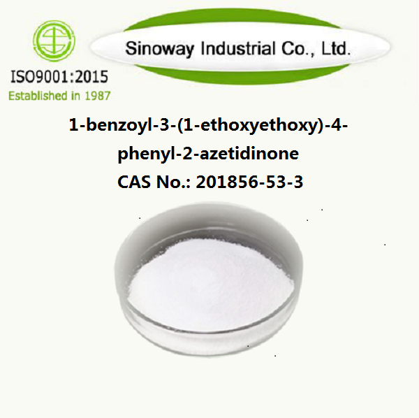 Paclitaxel zijketen (Azelidinon) 1-benzoyl-3-(1-ethoxyethoxy)-4-fenyl-2-azetidinon 201856-53-3