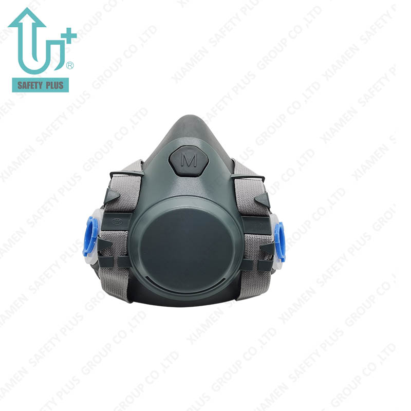 Anti-giftig masker Speciale arbeidsbescherming Rubberen gasmasker Chemisch ademhalingsapparaatfilter voor mijnbouw of andere PPE-industrie