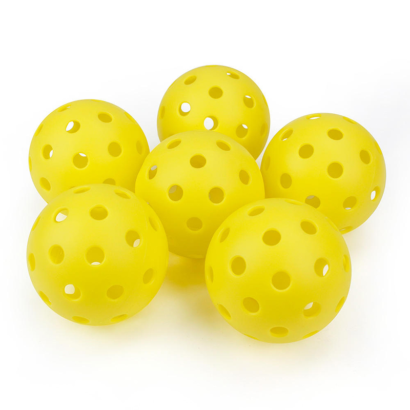 Op maat gemaakte Pickleball-ballen van hoge kwaliteit, binnen en buiten, 26-holes, 40-holes, USAPA-goedgekeurd
