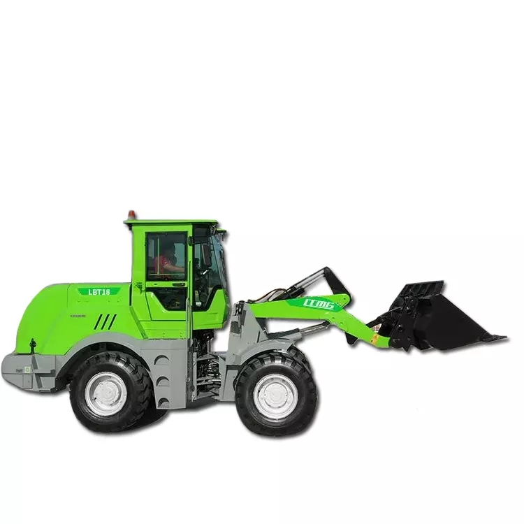 LTMG kleine flexibele gelede elektrische tractoren 0,7 ton 1,8 ton 3 ton elektrische lader