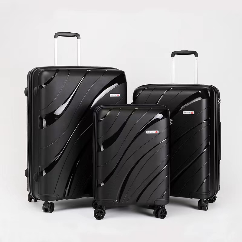 ARLOGOO 3 stuks bagage vliegtuig trolley koffer koffer PP reisbagage