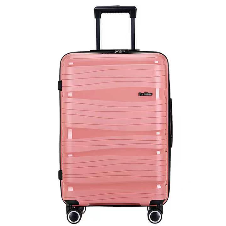 Uitbreidbare bagagesets 3-delige hardshell lichtgewicht PP kofferspinnerwielen met TSA-slot